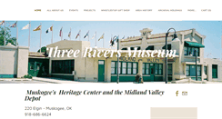 Desktop Screenshot of 3riversmuseum.com